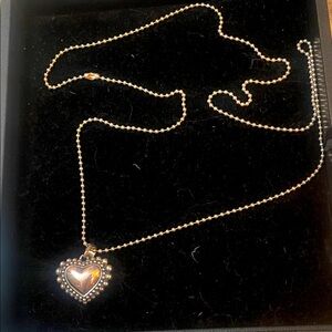 Lagos sterling Heart Pendant Necklace in excellent used condition.